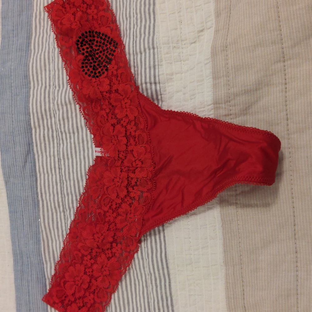 Pink Victoria's secret thong